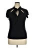 Venus Black Short Sleeve Blouse Size XL - photo 1