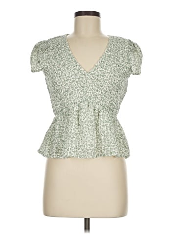 American Eagle Outfitters Short Sleeve Blouse (view 1)