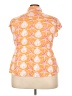 Cato Orange Short Sleeve Blouse Size 22 - photo 2