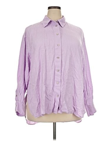 Lane Bryant Long Sleeve Blouse (view 1)