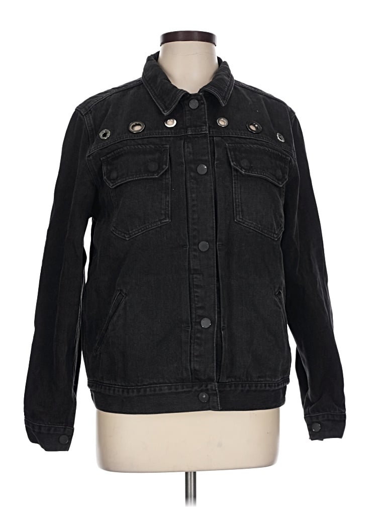 Pre-owned Guess Denim Jacket In Black
