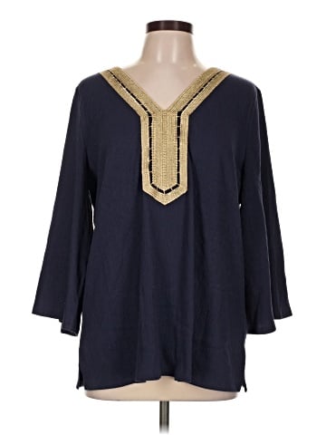 Belle By Kim Gravel 3/4 Sleeve Blouse (view 1)