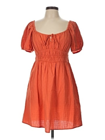 Madewell Dobby Sophia Tie-Front Mini Dress (view 1)