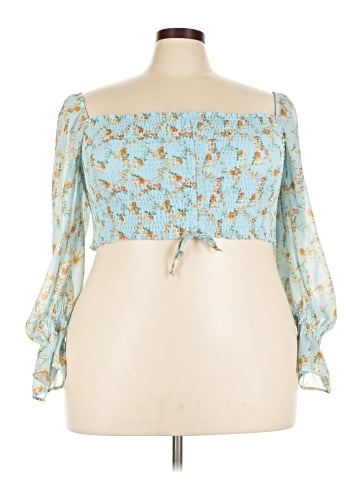 Almost Famous 3/4 Sleeve Blouse (view 1)