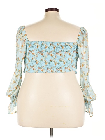 Almost Famous 3/4 Sleeve Blouse (view 2)