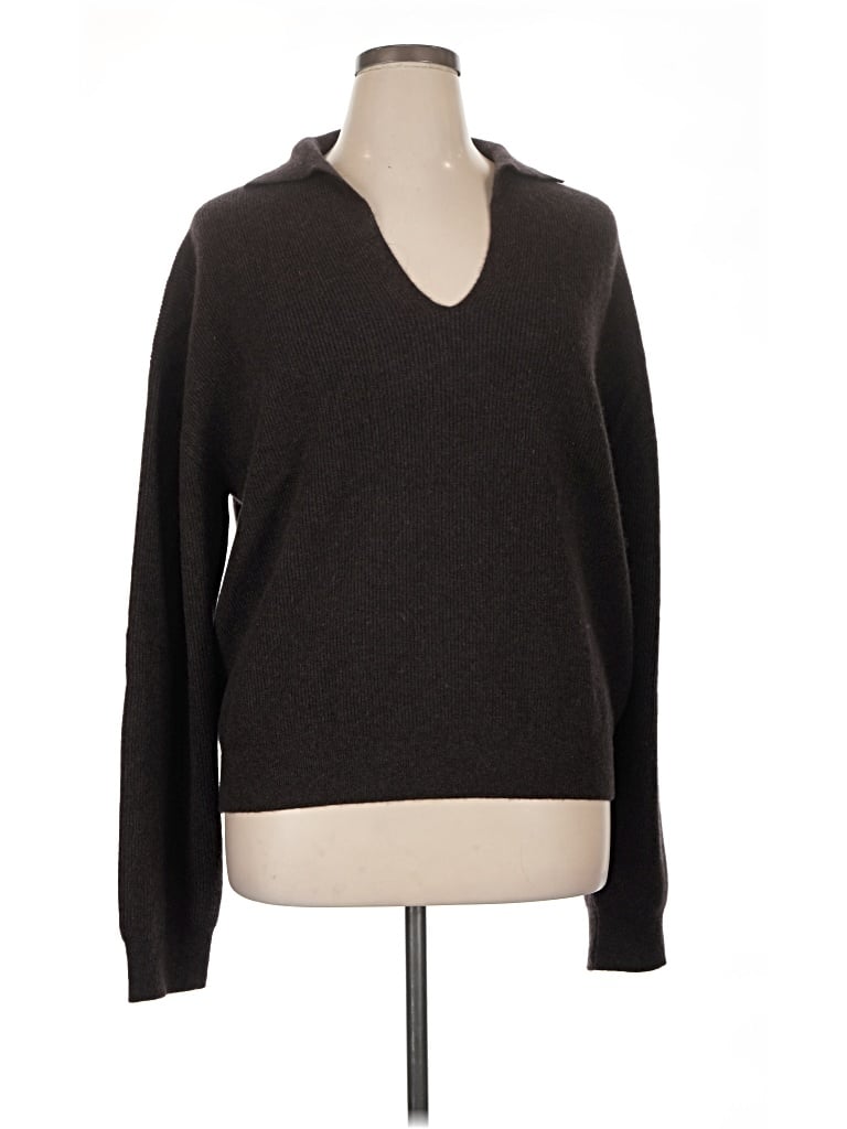 Lilysilk Cashmere Pullover Sweater In Brown