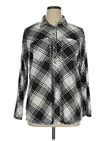 New York Laundry Long Sleeve Blouse (view 1)