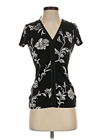 White House Black Market Short Sleeve Blouse (view 1)