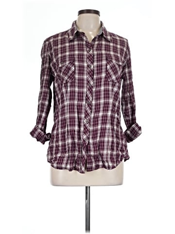 Natural Reflections Long Sleeve Button-Down Shirt (view 1)