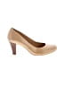 Nurture 100% Leather Tan Heels Size 11 - photo 1