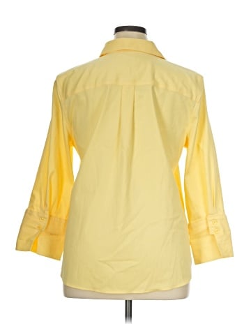 Chico's 3/4 Sleeve Button-Down Shirt (view 2)