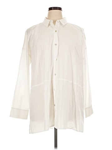 Eileen Fisher 3/4 Sleeve Button-Down Shirt (view 1)