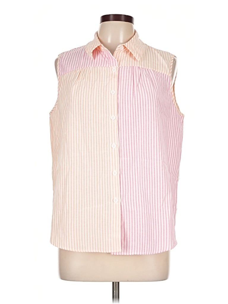 Pre-owned Exlura Sleeveless Blouse In Pink