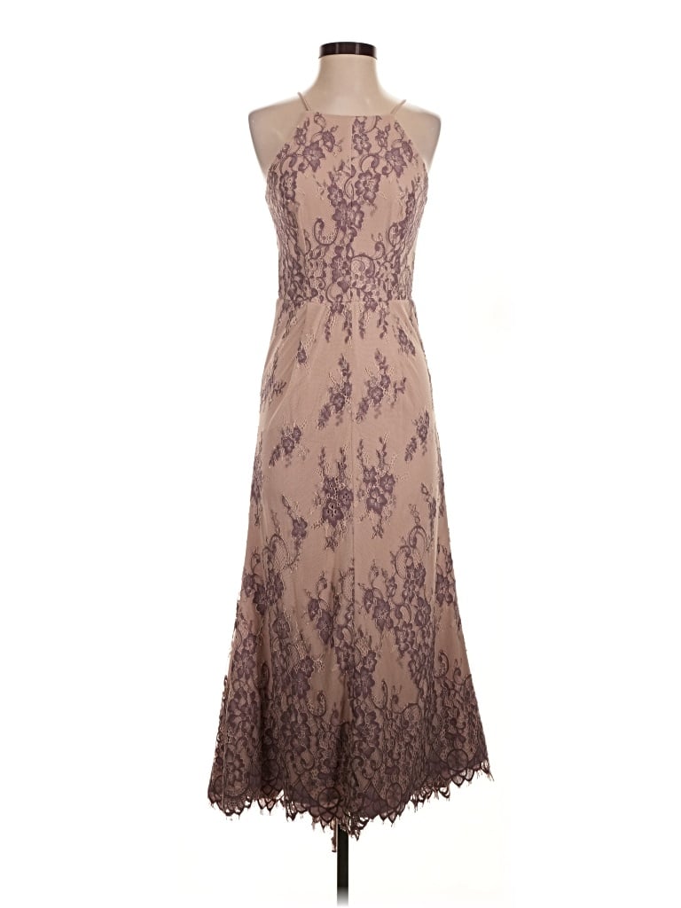 Pre-owned Bhldn Cocktail Dress In Brown