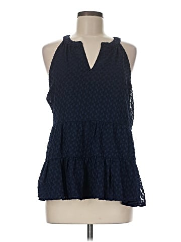 Skies Are Blue Sleeveless Blouse (view 1)