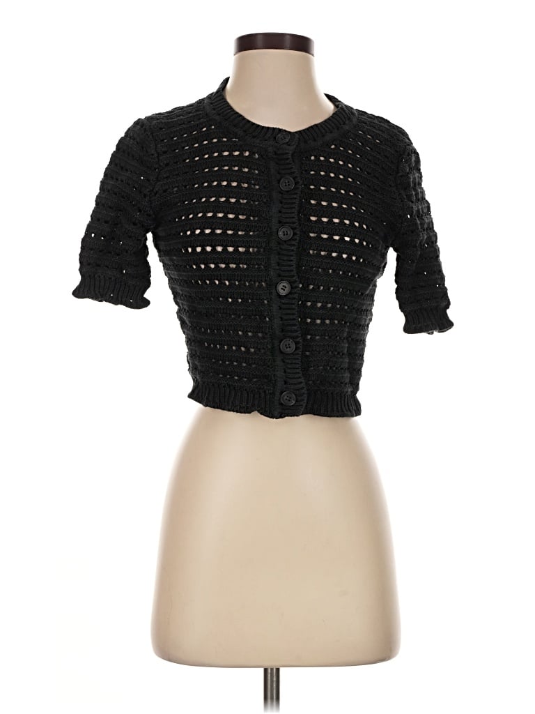 Pre-owned Jcrew Cardigan Sweater In Black