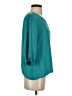 Vince Camuto 100% Polyester Teal 3/4 Sleeve Blouse Size S - photo 4