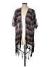 rue21 100% Polyester Gray Kimono Size L - photo 1