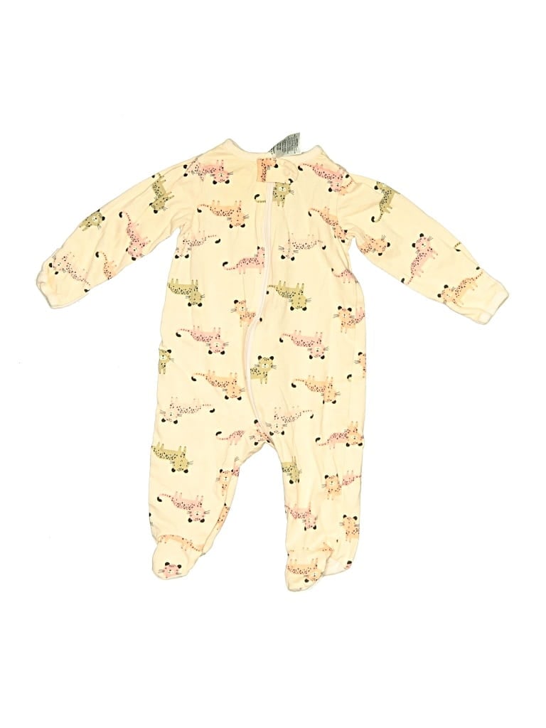 Pre-owned Gerber Babies' Long Sleeve Onesie In Yellow