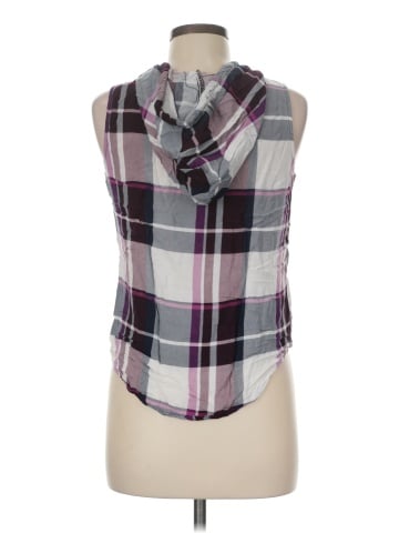 Polly & Esther Sleeveless Button-Down Shirt (view 2)
