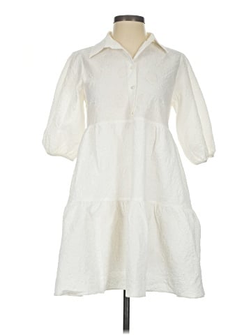 Olivaceous Casual Dress (view 1)