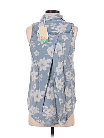 Elie Tahari Sleeveless Button-Down Shirt (view 2)