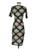 Lularoe Print Teal Cocktail Dress Size XXS - photo 2