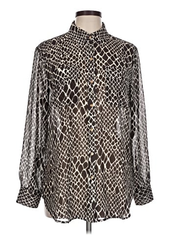 Charter Club Long Sleeve Blouse (view 1)