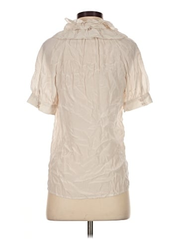 French Connection Short Sleeve Silk Top (view 2)