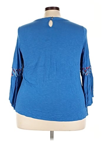 Democracy 3/4 Sleeve Blouse (view 2)