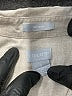 Chico's 100% Linen Ivory 3/4 Sleeve Button-Down Shirt Size XL (3) - photo 7
