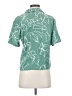 Shein Tropical Green Short Sleeve Blouse Size 4 - photo 2