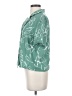 Shein Tropical Green Short Sleeve Blouse Size 4 - photo 5