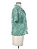 Shein Tropical Green Short Sleeve Blouse Size 4 - photo 4