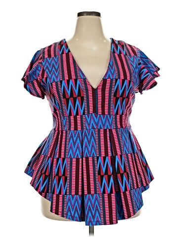 Diyanu Short Sleeve Blouse (view 1)