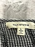 Max Studio 100% Cotton Gray Short Sleeve Blouse Size L - photo 7