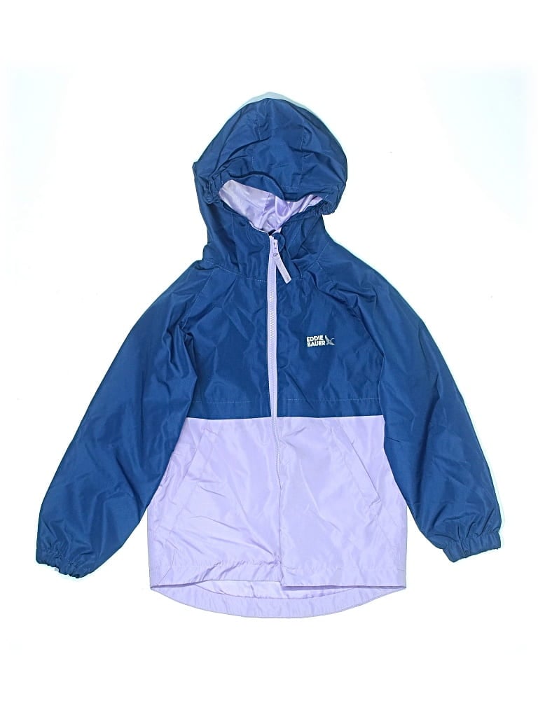 Pre-owned Eddie Bauer Kids' Raincoat In Blue