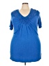 Grace Blue Short Sleeve Top Size 3X - photo 1
