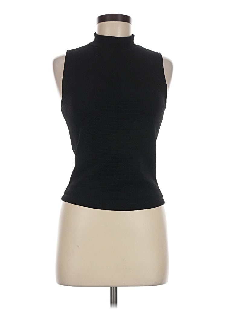 Pre-owned Dynamite Tank Top Black Turtleneck Tops