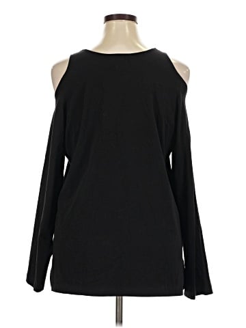 Joan Vass Long Sleeve Top (view 2)