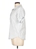 Universal Thread Stripes Blue Short Sleeve Blouse Size L - photo 5
