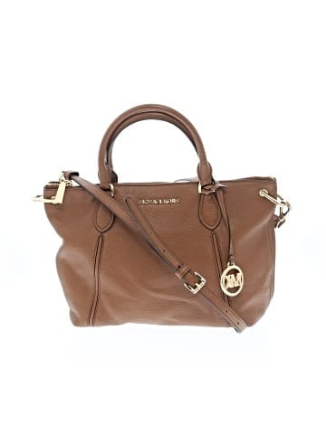 MICHAEL Michael Kors Leather Satchel (view 1)