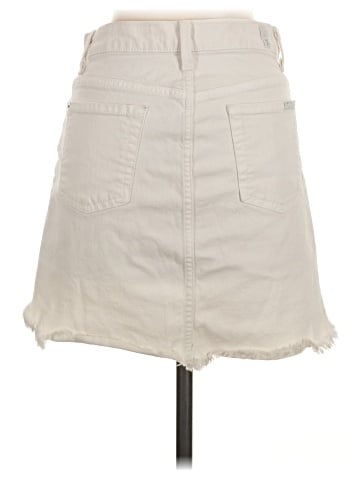 7 For All Mankind Denim Skirt (view 2)