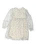 Zara 100% Polyester Polka Dots Ivory Dress Size 5/6y - photo 1