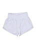 Athleta Solid White Athletic Shorts Size 12 - photo 1
