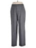 Perceptions 100% Polyester Chevron-herringbone Gray Dress Pants Size 14 - photo 1