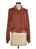 Lucy Paris 100% Polyester Brown Track Jacket Size S - photo 1