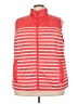 Talbots 100% Polyester Stripes Red Vest Size 3X - photo 1