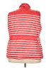 Talbots 100% Polyester Stripes Red Vest Size 3X - photo 2