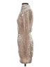 Lulus 100% Polyester Metallic Tan Cocktail Dress Size XS - photo 5